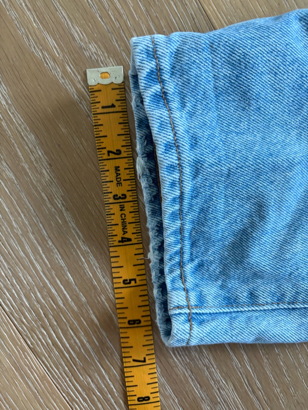 Madewell Jeans Distressed Full Length Classic Straight Size 30 Hartsville Denim - Picture 10 of 10